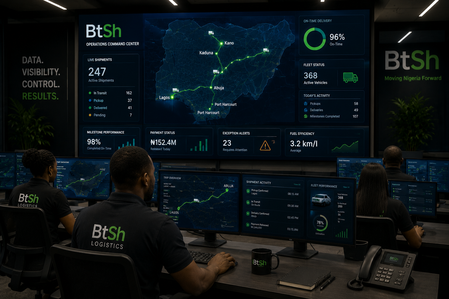 BtSh Enterprise Control Room